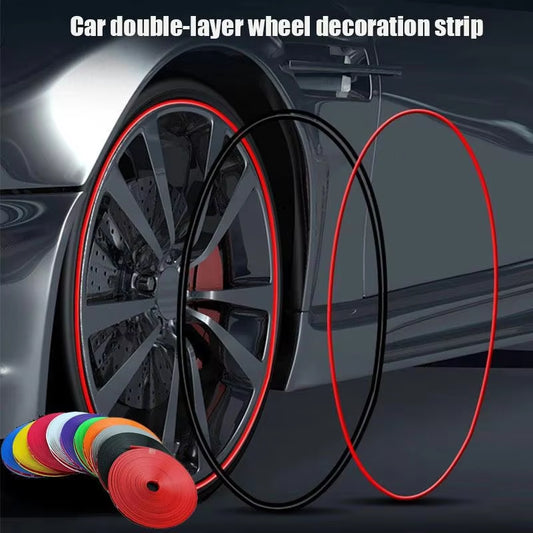 Universal Car Rim Protect Strip Wheel Edge Protector Car Wheel Sticker Tire Protection Care Covers Car Styling